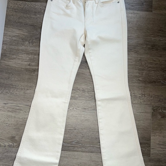 NWT J.Jill Modern Slim Bootcut Jean Denim Vintage Cream Size 2 Petite - Picture 4 of 16
